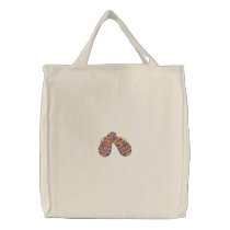 Halloween Flip Flops embroidered bags by ZazzleEmbroidery Halloween Flip Flops embroidered bags