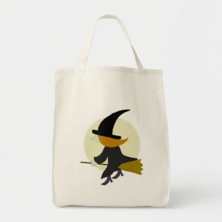 Halloween Flying Witch bag