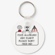 Halloween Food Allergies keychains