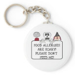 Halloween Food Allergies Key Chain