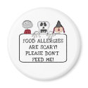 Halloween Food Allergies magnets