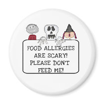 Halloween Food Allergies magnets