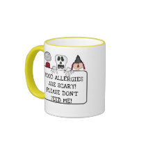 Halloween Food Allergies mugs