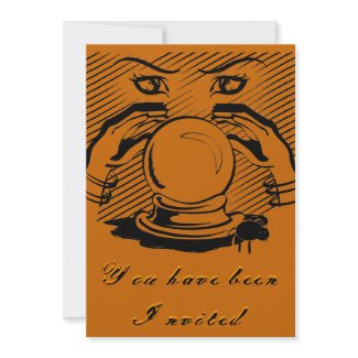 Halloween Fortune invitation