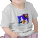 Halloween Friends - Blue Background t-shirts by Spice Halloween Friends - Blue Background t-shirts