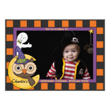Halloween Friends - Photo Invitation