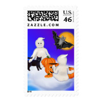 Halloween Friends postage