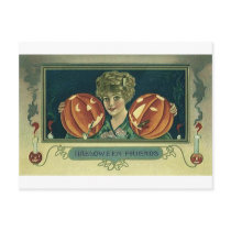 Halloween Friends - Pumpkins postcards