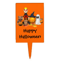 Halloween Friends Trick Or Treating Cake Toppers