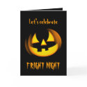 Halloween Fright Night Party Invitation cards by SquirrelHugger Halloween Fright Night Party Invitation cards