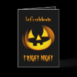 Halloween Fright Night Party Invitation Greeting Card