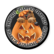 Halloween frightful magnet by camerashyphotos Halloween frightful magnet