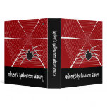 Halloween Fun Spider Web Children Custom Binder