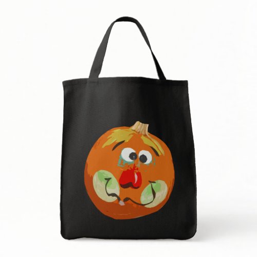 Halloween Funny Pumpkin Face bag