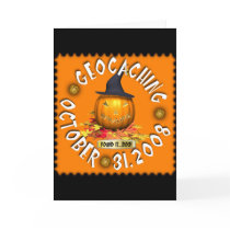 Halloween Geocaching Geocacher Greeting Cards!
