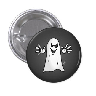 Halloween Ghost 1 Inch Round Button