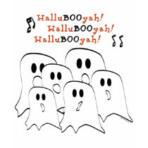 Halloween Ghost Choir t-shirts