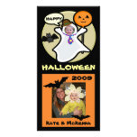 Halloween Ghost Custom Photo Card