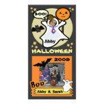 Halloween Ghost Custom Photo Card