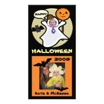 Halloween Ghost Custom Photo Card photo cards