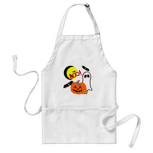 Halloween Ghost Friends Aprons