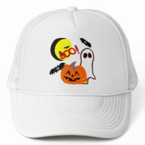 Halloween Ghost Friends Mesh Hats