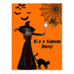 Halloween Ghost Invitation Postcard
