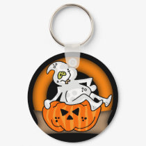 Halloween Ghost Keychain