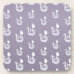 Halloween Ghost Pattern Drink Coaster