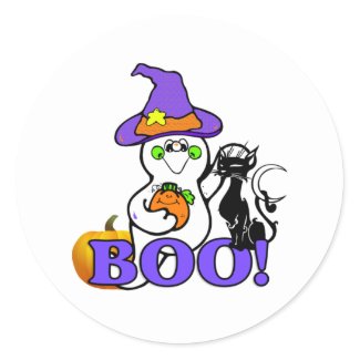 Halloween Ghost Sticker sticker