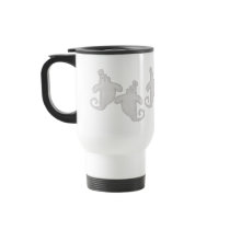 Halloween Ghost Travel Mug by HolidayFun Halloween Ghost Travel Mug
