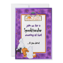 Halloween Ghosts Party Invitation