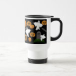 Halloween Ghosts & Pumpkins Travel Mug mugs