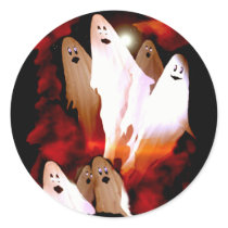 Halloween Ghosts stickers by Peerdrops Halloween Ghosts stickers