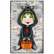 Halloween Ghoul Girl Long Sleeve T-Shirt