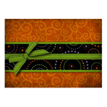 Halloween Gift Tag business cards by holidayparade Halloween Gift Tag business cards