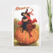 Halloween Girl card
