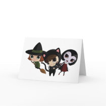 Halloween Girls cards