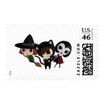 Halloween Girls Stamp