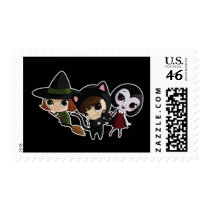 Halloween Girls Stamps
