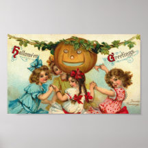 Halloween Girls Poster