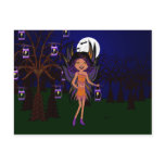 Halloween Gothic Faery Phoenix Hallow Postcard