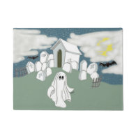 Halloween Grave Yard Shift Doormat