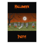 Halloween: Graveyard Scene: Invitation Card