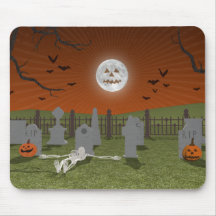 Halloween: Graveyard Scene: Mousepad