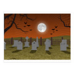Halloween: Graveyard Scene: Post Card