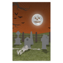 Halloween: Graveyard Scene: Custom Stationery