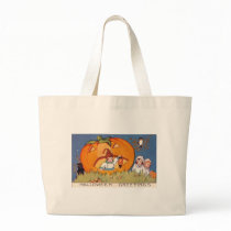 Halloween Greeting Kids, Pumpkin, Owl bags