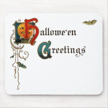 Halloween Greeting Mousepad