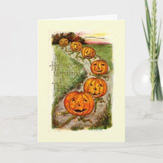 Halloween Greeting To Thee card